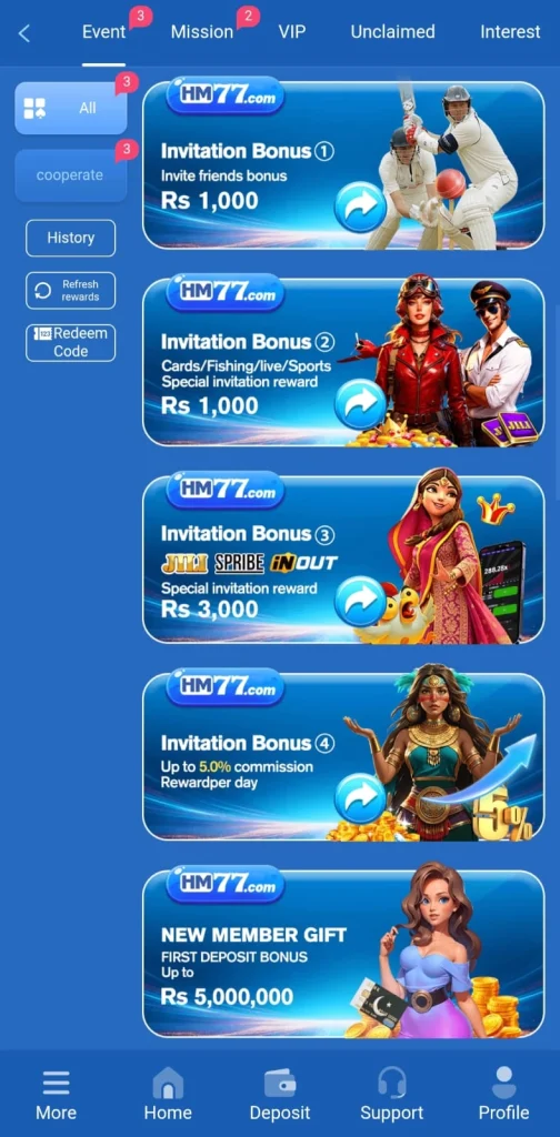 HM77 Game Login